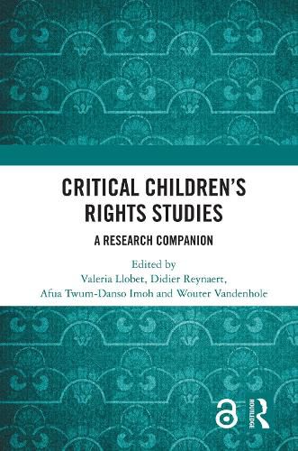 Cover image for Critical Children's Rights Studies
