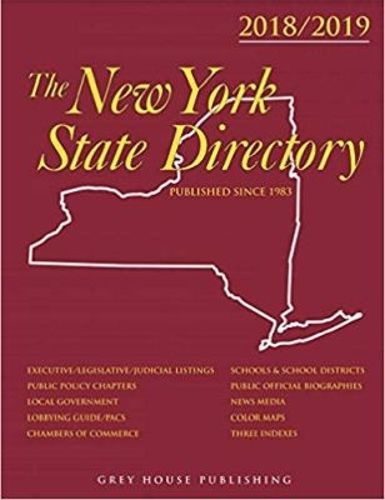 Cover image for New York State Directory, 2018/19