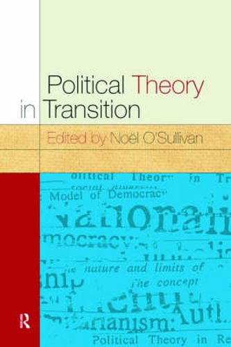 Cover image for Political Theory In Transition