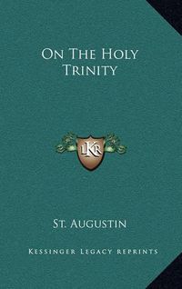 Cover image for On the Holy Trinity