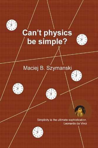 Cover image for Can't physics be simple?