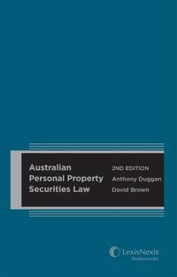 Cover image for Australian Personal Property Securities Law