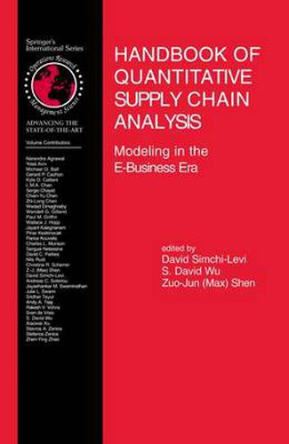 Cover image for Handbook of Quantitative Supply Chain Analysis: Modeling in the E-Business Era