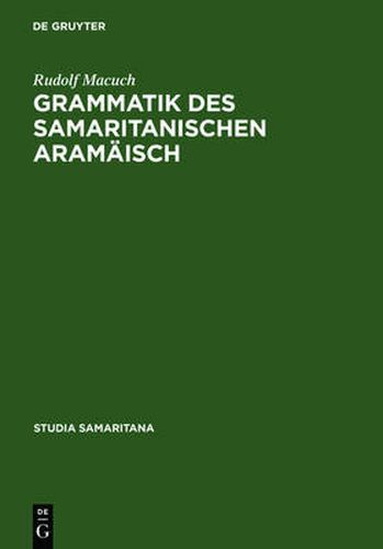 Cover image for Grammatik des samaritanischen Aramaisch