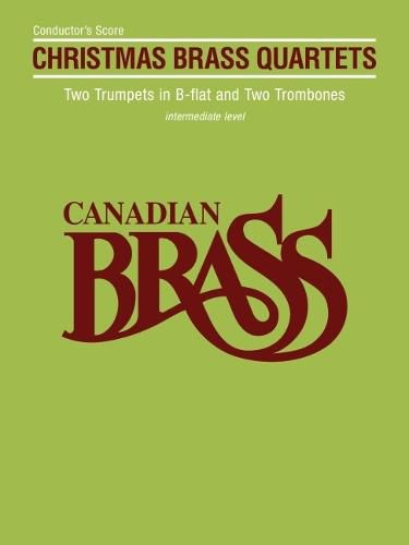 Cover image for Canadian Brass Christmas Quartets - Score