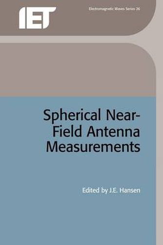 Cover image for Spherical Near-field Antenna Measurements