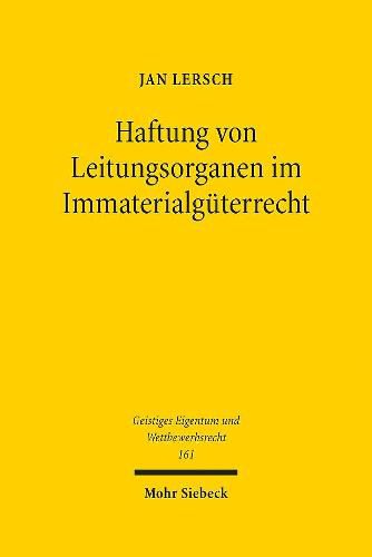 Cover image for Haftung von Leitungsorganen im Immaterialguterrecht