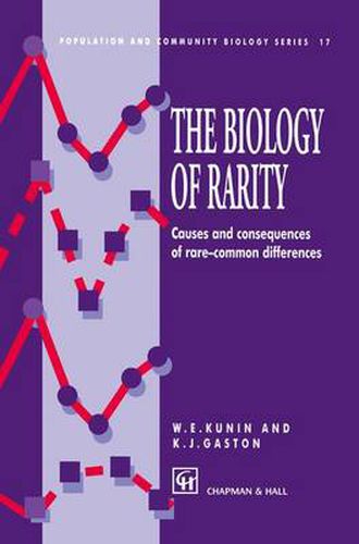 Cover image for The Biology of Rarity: Causes and consequences of rare-common differences