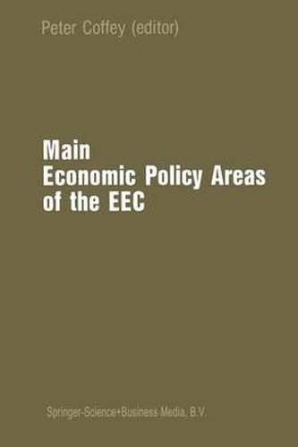 Cover image for Main Economic Policy Areas of the EEC