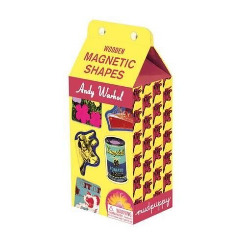 Andy Warhol Wooden Magnetic Shapes Wooden Magnetic Set