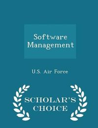 Cover image for Software Management - Scholar's Choice Edition