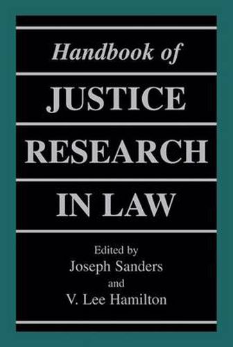 Handbook of Justice Research in Law