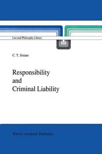 Cover image for Responsibility and Criminal Liability