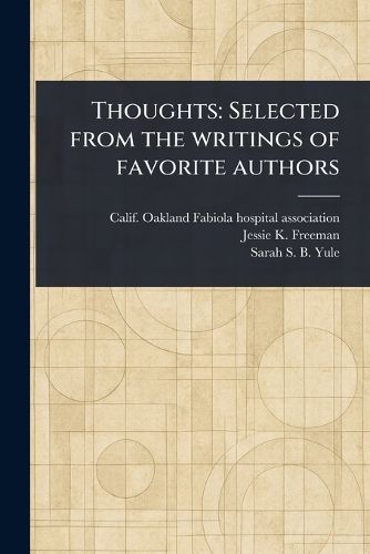 Cover image for Thoughts