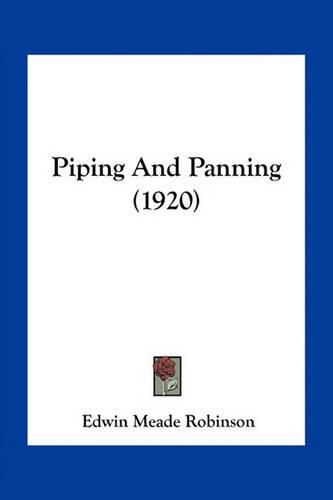 Cover image for Piping and Panning (1920)