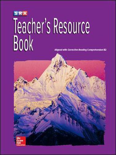 Cover image for Corrective Reading Comprehension Level B2, Teachers Resource Book