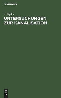 Cover image for Untersuchungen Zur Kanalisation