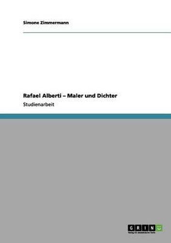 Cover image for Rafael Alberti - Maler Und Dichter