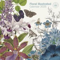 Cover image for 2025 Royal Botanic Gardens Kew, Floral Illustrated Wall Calendarll