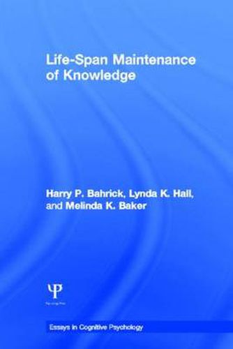 Cover image for Life-Span Maintenance of Knowledge