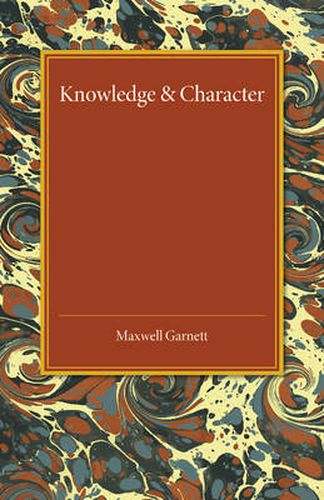 Cover image for Knowledge and Character