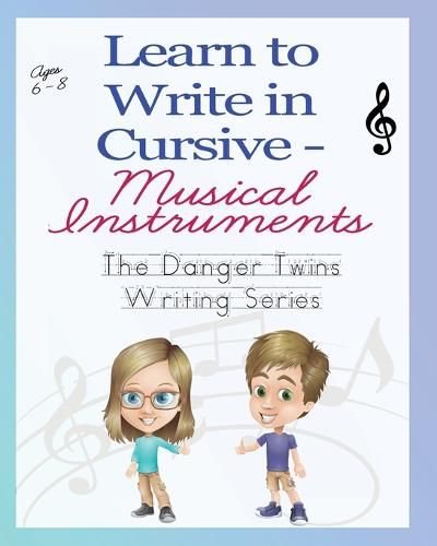 Cover image for Learn to Write in Cursive - Musical Instruments