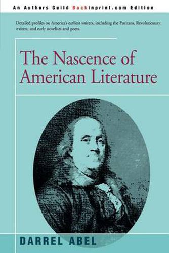 Cover image for The Nascence of American Literature