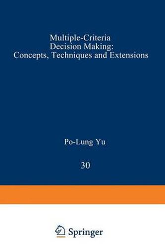 Cover image for Multiple-Criteria Decision Making: Concepts, Techniques, and Extensions