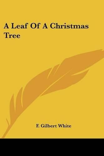 Cover image for A Leaf of a Christmas Tree