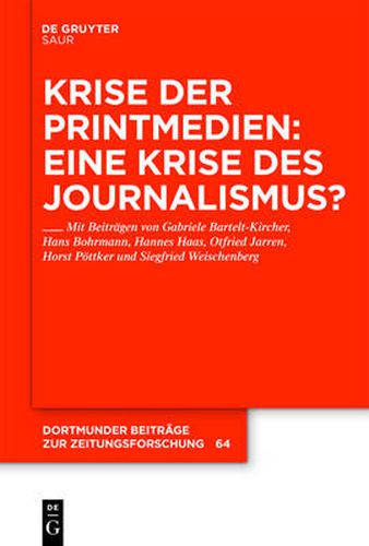 Cover image for Krise der Printmedien: Eine Krise des Journalismus?