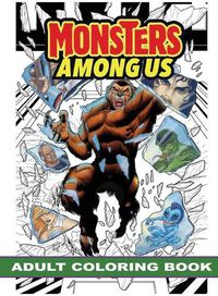 Cover image for Monsters Among Us: Adult Coloring Book