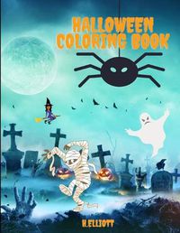 Cover image for Halloween Coloring Book