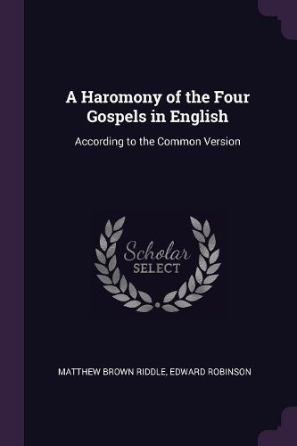 Cover image for A Haromony of the Four Gospels in English