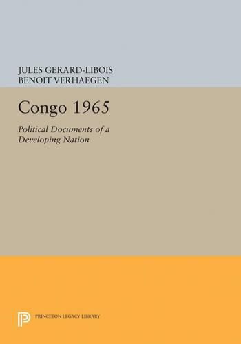 Cover image for Congo 1965: Political Documents of a Developing Nation