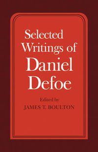 Cover image for Selected Writings of Daniel Defoe