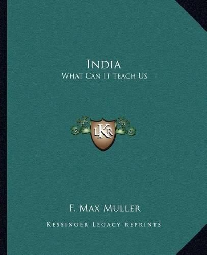 Cover image for India: What Can It Teach Us