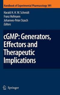 Cover image for cGMP: Generators, Effectors and Therapeutic Implications