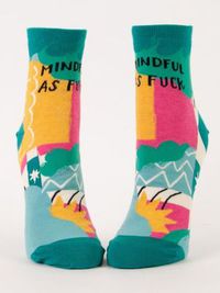 Cover image for Mindful As Fuck, Ladies Ankle Socks, SW667