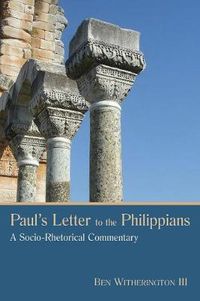 Cover image for Paul's Letter to the Philippians: A Socio-Rhetorical Commentary