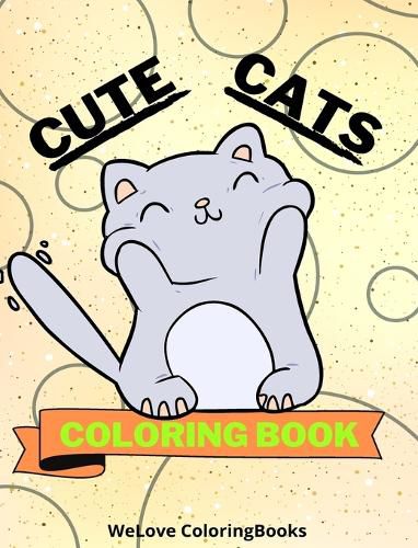 Cover image for Cute Cats Coloring Book