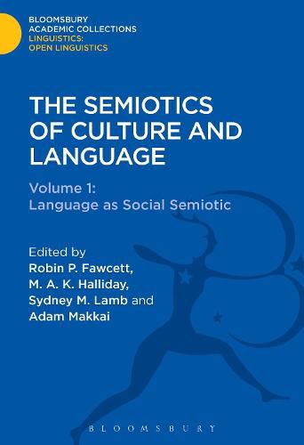 Cover image for The Semiotics of Culture and Language: Volume 1 : Language as Social Semiotic