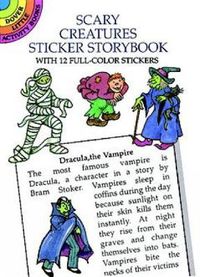 Cover image for Scary Creatures Sticker Storybook