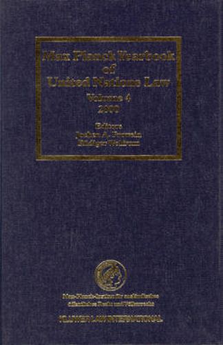 Cover image for Max Planck Yearbook of United Nations Law, Volume 4 (2000)
