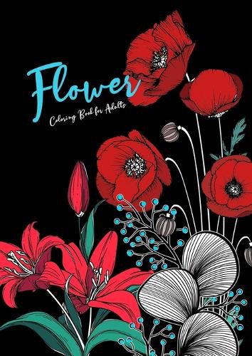 Cover image for Flowers Coloring Book for Adults