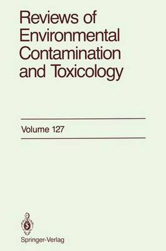 Cover image for Reviews of Environmental Contamination and Toxicology: Continuation of Residue Reviews