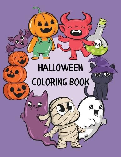 Cover image for Halloween Coloring Book for Kids