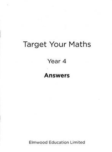 Target Your Maths Year 4 Answer Book