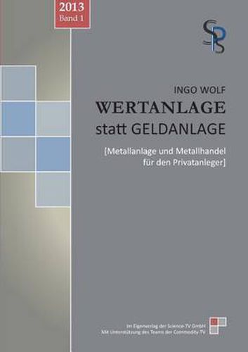 Cover image for Wertanlage Statt Geldanlage
