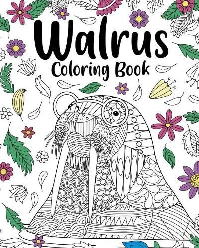 Cover image for Walrus Mandala Coloring Book