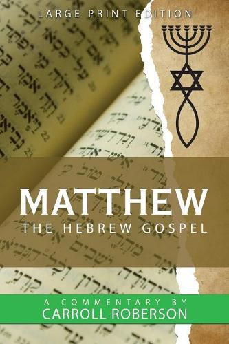 Cover image for Matthew the Hebrew Gospel